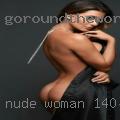 nude woman 140 pounds